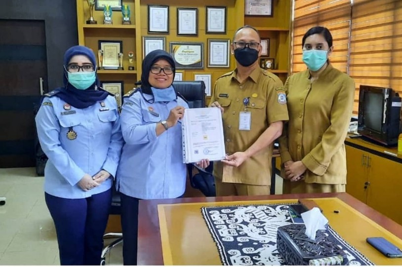 Dinas KUMKMP Terima Kunjungan Kanwil Kemenkumham Kaltim, Bahas HKI bagi IKM Binaan