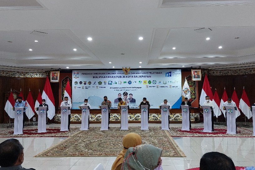 22 Instansi Tandatangani Dokumen Kerjasama dan Maklumat MPP Kota Balikpapan