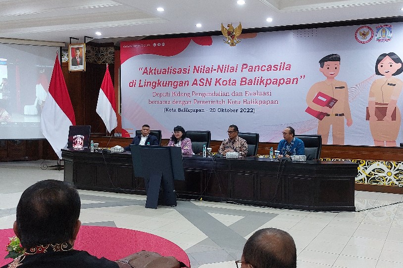 ASN Balikpapan Ikuti Seminar Aktualisasi Nilai-Nilai Pancasila oleh BPIP