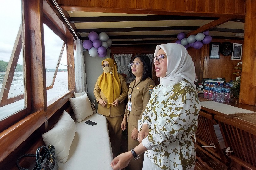 Ketua Dekranasda Simulai Destinasi Pulau Gusung Wisata Bahari Kapal Mahligai Phinisi