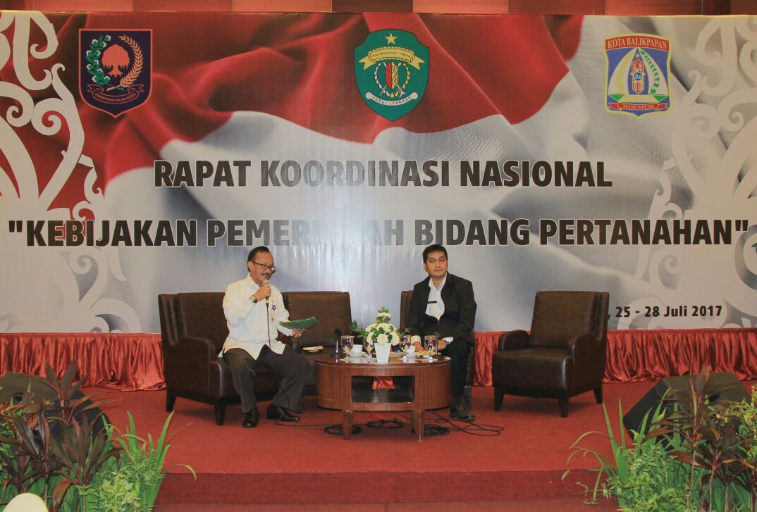 Balikpapan Perkenalkan Sistem Informasi Manajemen IMTN (SI MANTAN) Pada Rakornas Pertanahan