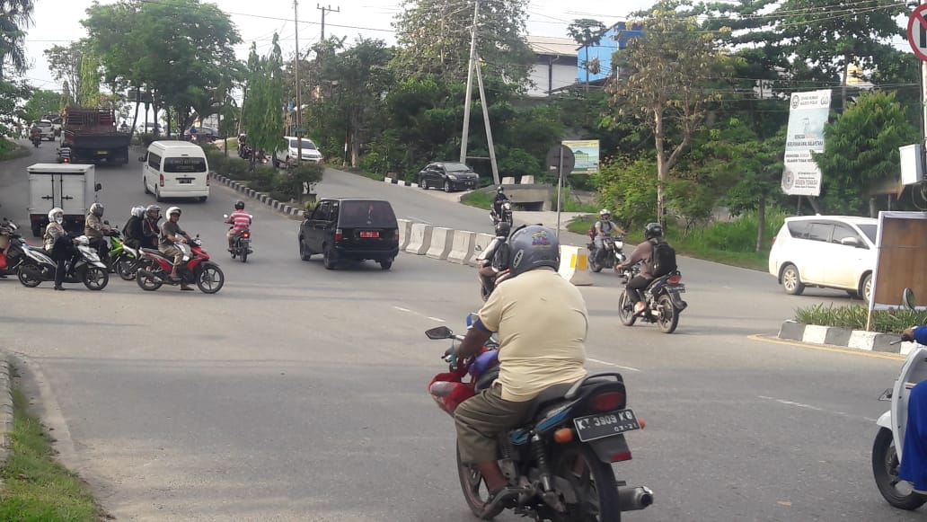 Minimalkan Kecelakaan di Bawah RSKD, Dishub Tutup Setengah Pertigaan