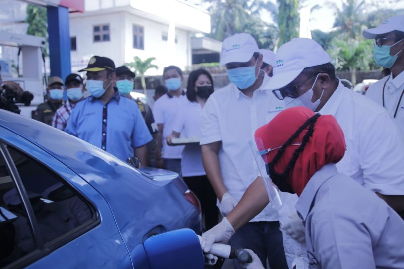 Wali Kota Hadiri Peluncuran Program Langit Biru Pertamina