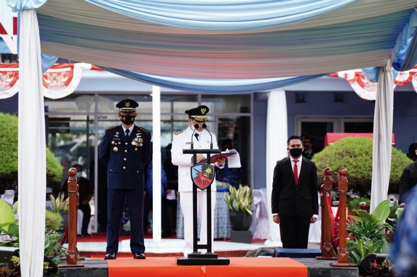 HUT Ke-75 TNI Angkatan Udara, Lanud Dhomber Gelar Upacara Terbatas