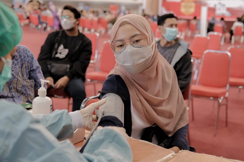 Vaksin Covid Dosis Kedua Bagi Calon Jamaah Haji Disuntikkan