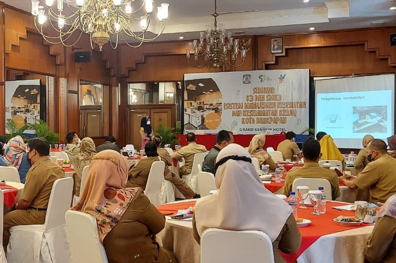 Dinkes Kota Gelar Seminar K3 dan SMK3 untuk Instansi di Lingkungan Pemerintah Kota