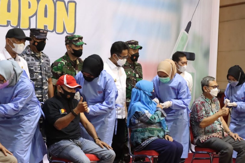 Dinkes Balikpapan Laksanakan Kick Off Vaksinasi Booster