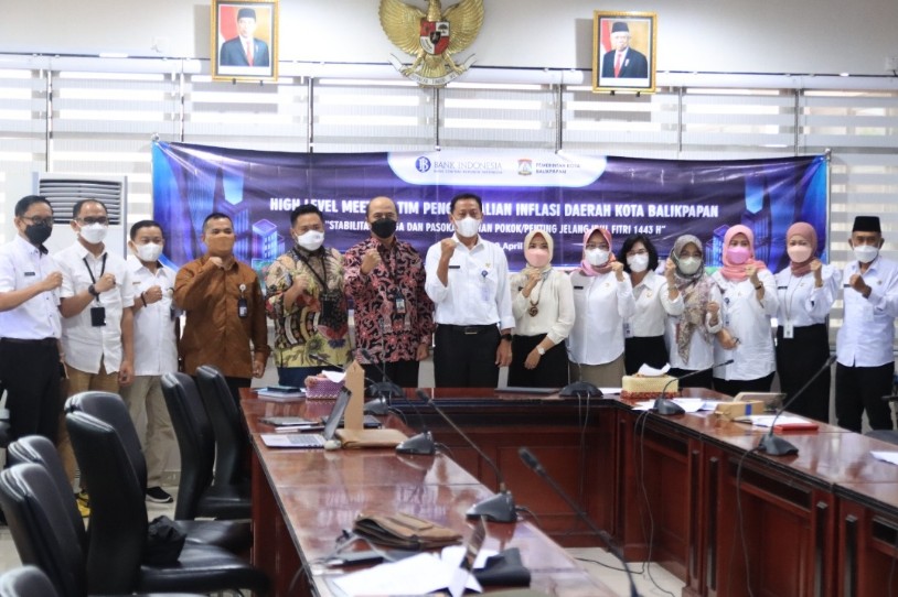 Pemerintah Kota Balikpapan Gelar High Level Meeting Tim Pengendalian Inflasi Daerah (TPID)