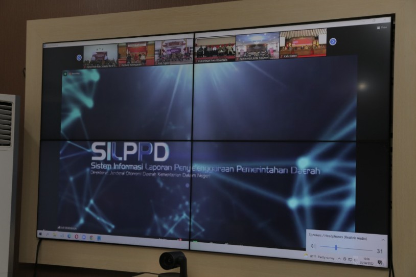 Pemkot Balikpapan Hadiri Virtual Meeting Peringatan ke XXVI Hari Otda
