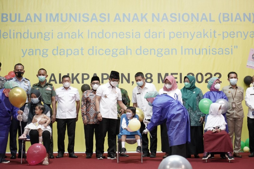 Pemkot Balikpapan Laksanakan Pencanangan Bulan Imunisasi Anak Nasional (BIAN)