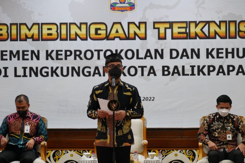 Wali Kota Buka Bimtek Keprotokolan dan Kehumasan, Diikuti Lintas Instansi