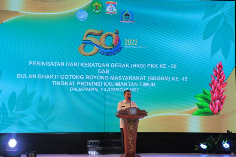 Wagub Tutup Peringatan HKG PKK dan BBGRM Kaltim, Apresiasi Balikpapan Sebagai Tuan Rumah