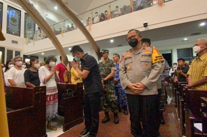Wali Kota Balikpapan Dampingi Wakapolda Kaltim Patroli Sinegritas di Malam Natal