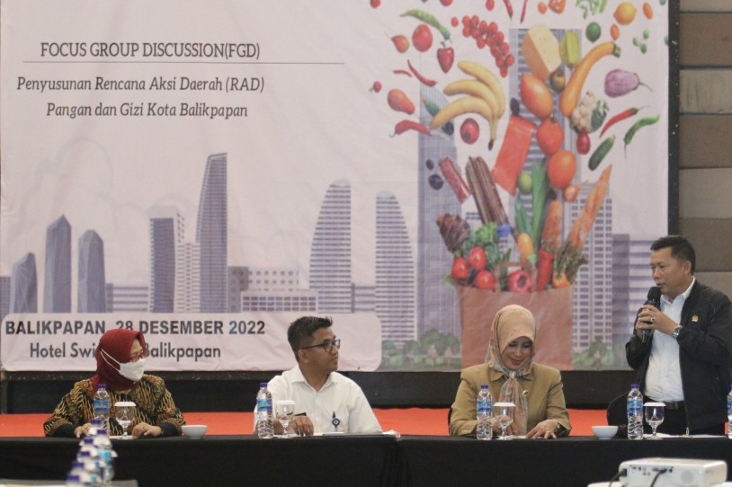 Pemkot Balikpapan Ekspose Laporan Akhir Penyusunan RAD Pangan dan Gizi Kota
