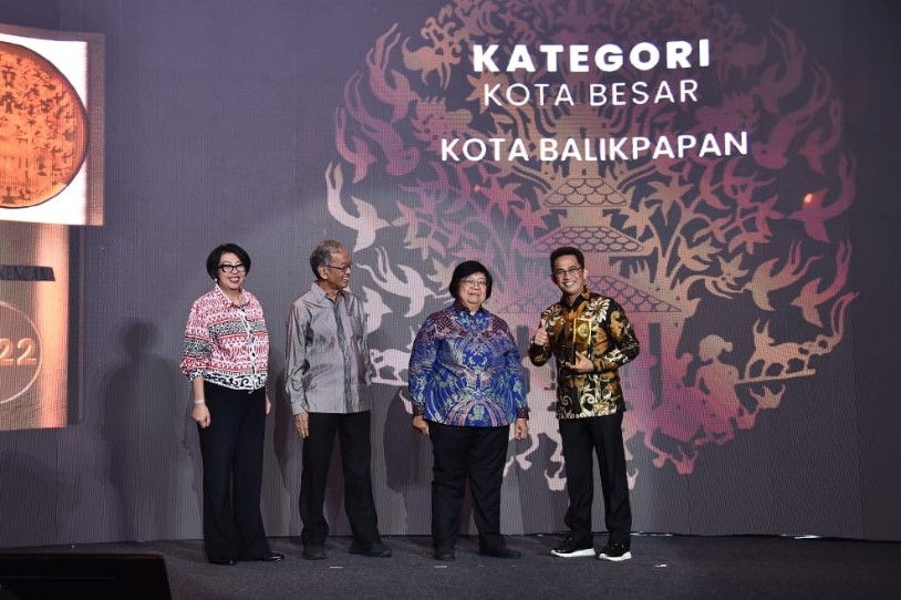 Balikpapan Satu-Satunya Kota Besar Penerima Adipura Kencana 2022