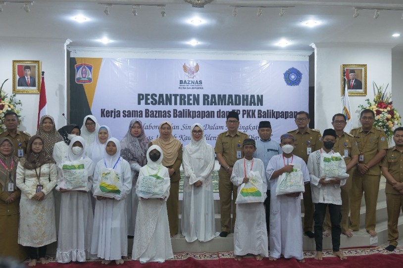 TP PKK Kota Balikpapan bersama Baznas Gelar Pesantren Ramadan