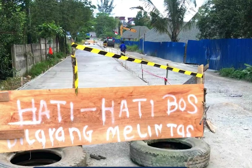 Pemerintah Kota Balikpapan Lakukan Perbaikan Jalan Alam Baru Somber, Himpun CSR Perusahaan