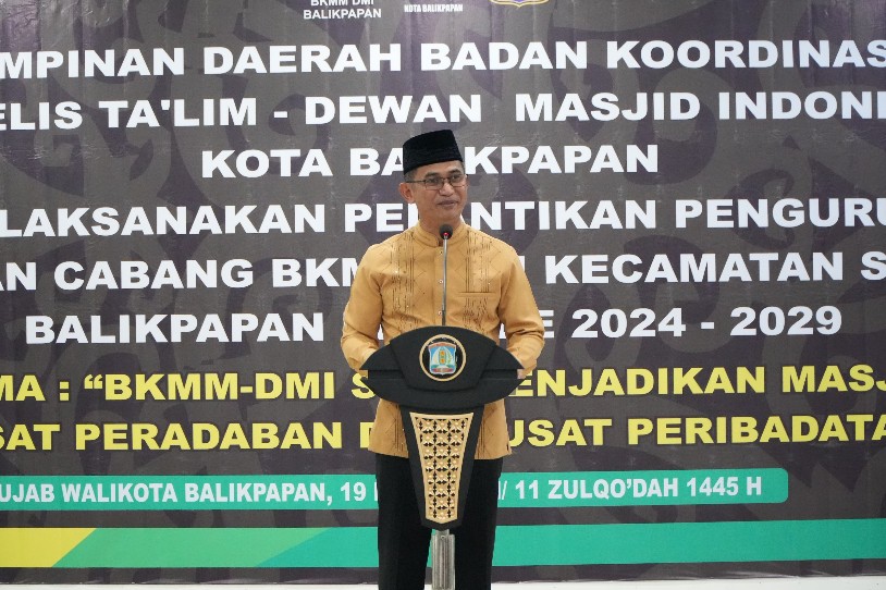 Pelantikan Pengurus Pimcab BKMM-DMI Kecamatan, Wali Kota Harap Dapat Syi'arkan Ahlakul Karimah