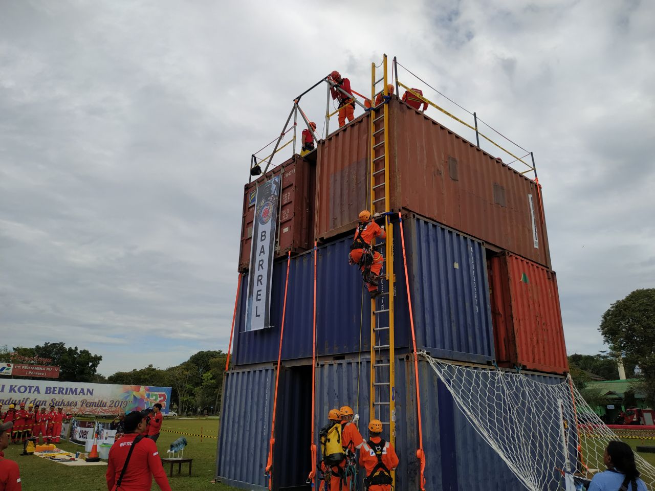 Bulan K3, Ada Lomba Balikpapan Fire Rescue Challenge di Lapangan Merdeka