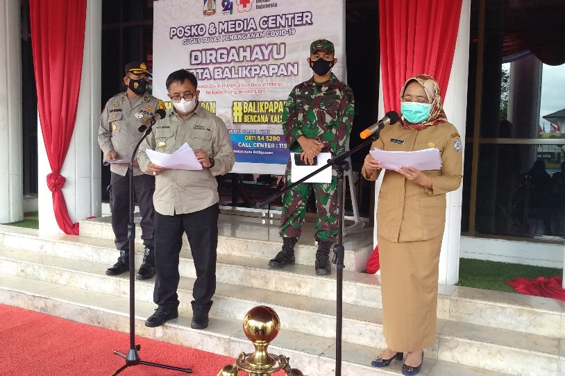 Satgas Rilis Angka Kasus Covid-19 Balikpapan, Terkonfirmasi Positif Turun Lagi
