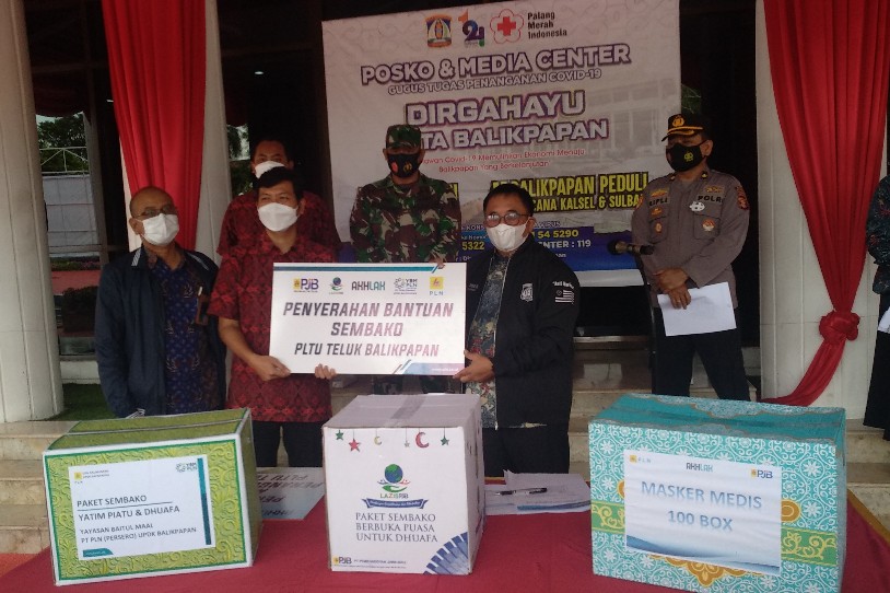 Pemkot Balikpapan Terima Bantuan untuk Penanganan Covid-19 dari PLN