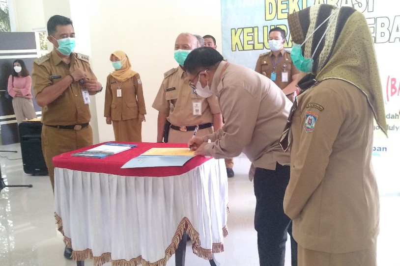 Enam Kelurahan Deklarasikan Sebagai Bebas Perilaku Buang Air Besar Sembarangan