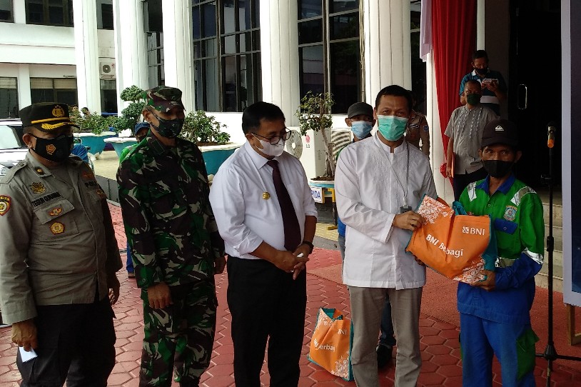BNI Serahkan Bantuan 550 Paket Senilai Rp82,5 Juta
