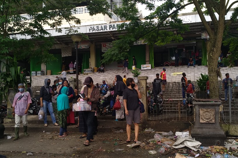 Fasum Pasar Pandansari Ditertibkan, Pemkot Akan Lakukan Penataan