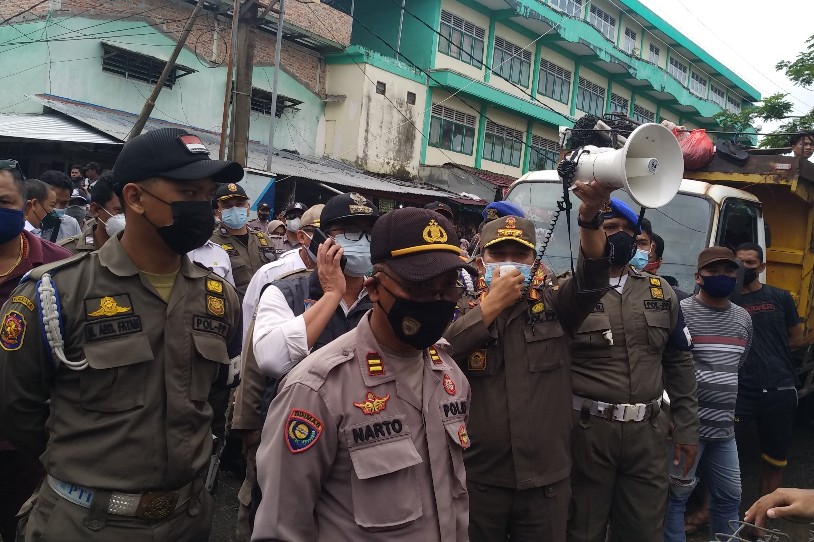 Penertiban Kedua Pasar Pandansari, Sasar Pedagang di Atas Drainase