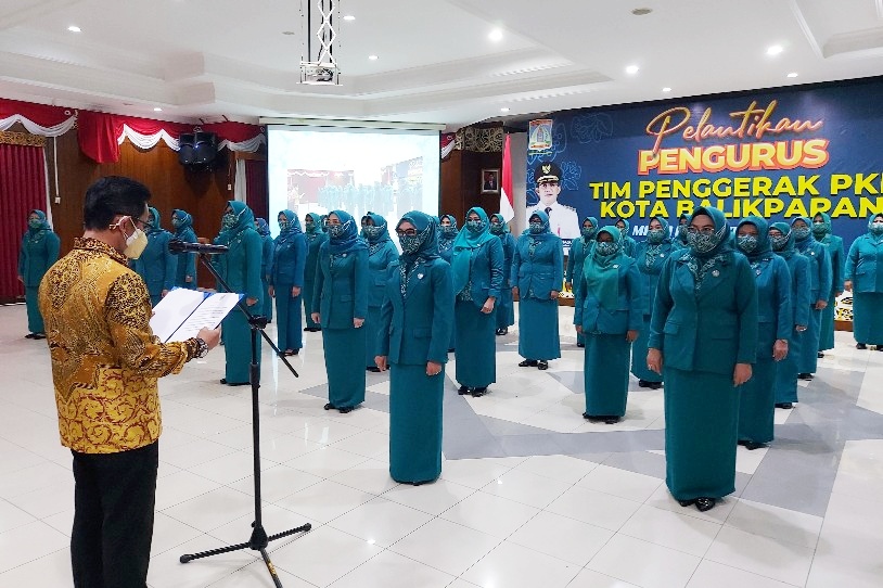 Wali Kota Balikpapan Lantik Tim Penggerak PKK 2021-2026