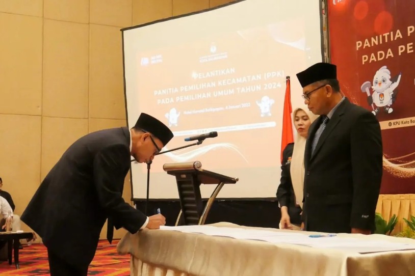 PPK Kota Balikpapan Dilantik, Asisten I Berpesan Jaga Netralitas