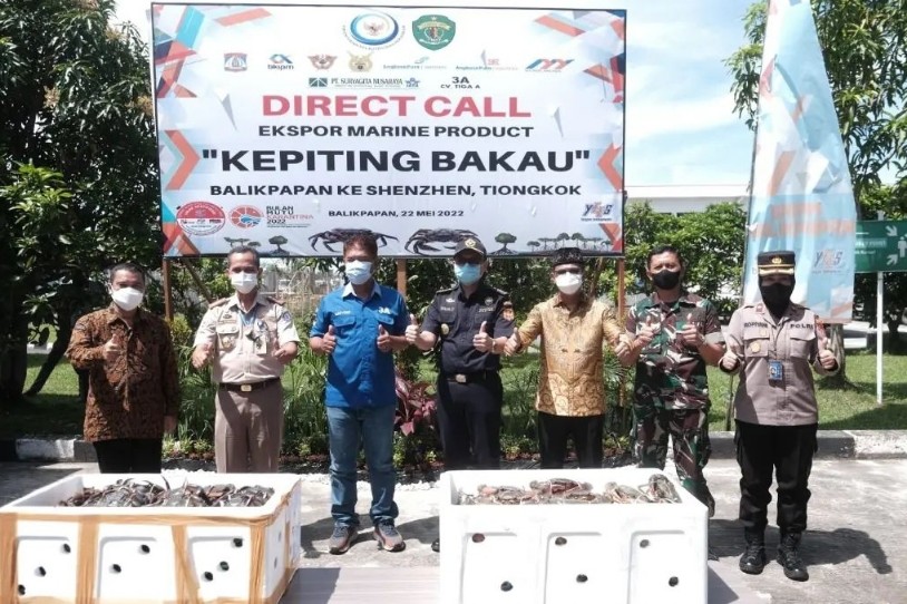 Wali Kota Hadiri Pelepasan Perdana Direct Call Kepiting ke Tiongkok