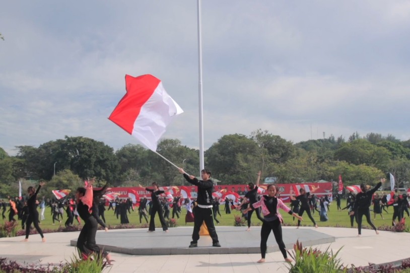 Persiapan Upacara Bendera HUT Ke-77 Kemerdekaan RI, Pemkot Laksanakan Dengan Sederhana