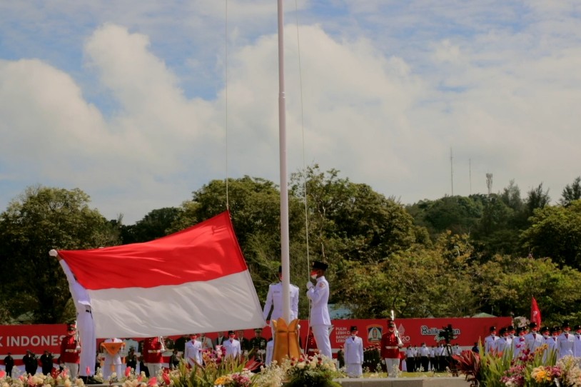 Upacara HUT ke-77 Kemerdekaan RI, Balikpapan Pulih dan Bangkit