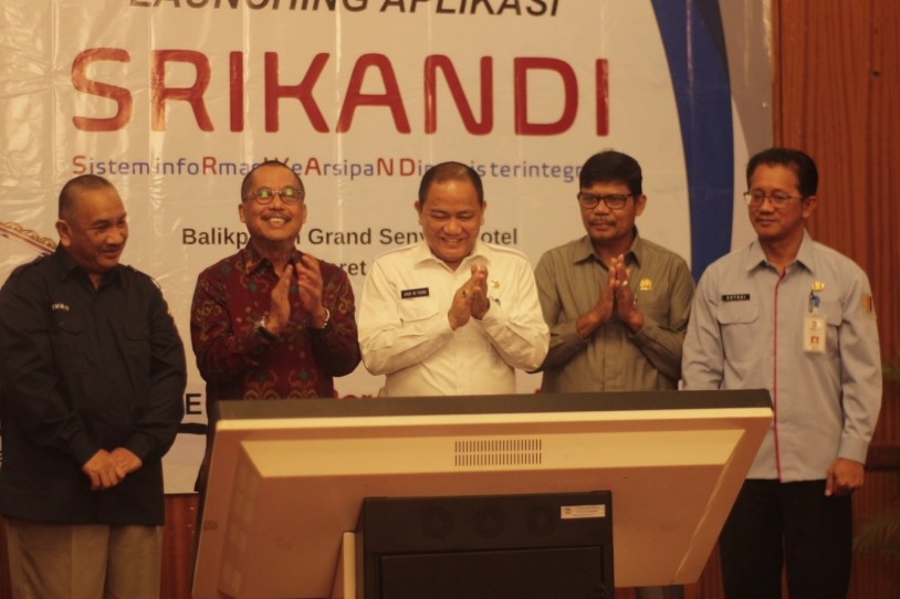 Disputakar Kota Balikpapan Luncurkan Srikandi, Digitalisasi Pengelolaan Arsip 