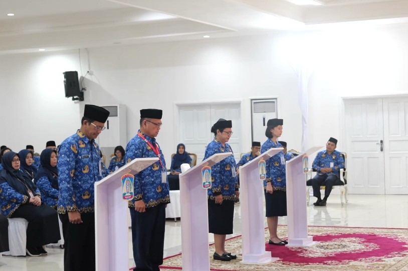 Sejumlah ASN Pemkot Balikpapan Dilantik Berkenaan dengan Perubahan Nomenklatur Perangkat Daerah