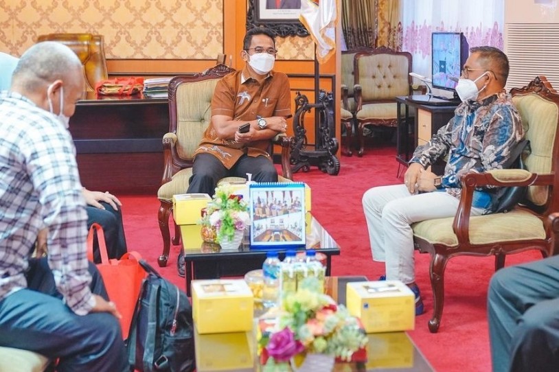 Wakil Wali Kota Rahmad Mas'ud Terima Kunjungan Pemkab Polewali Mandar