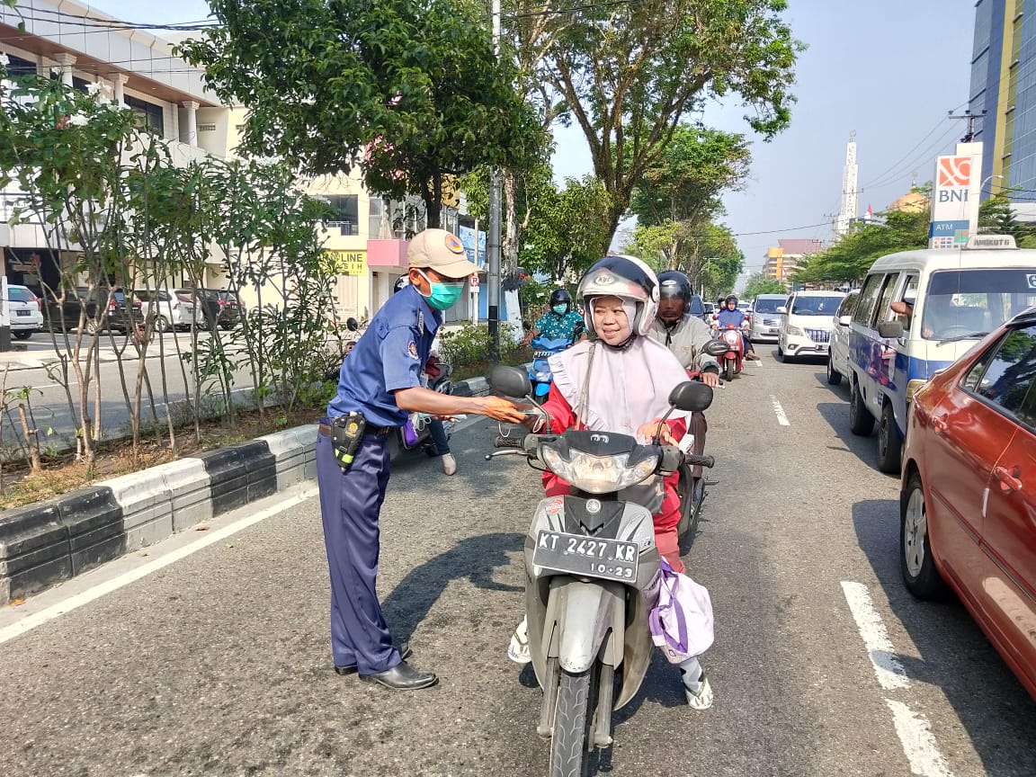 ISPU Balikpapan Kategori Sedang, 40 Ribu Masker Siap Dibagikan