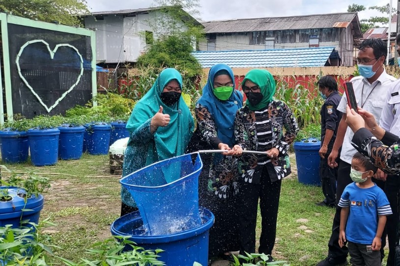 Ketua TP PKK Silaturahmi ke Kecamatan Dalam Rangka Perolehan Juara dan Panji-Panji Keberhasilan