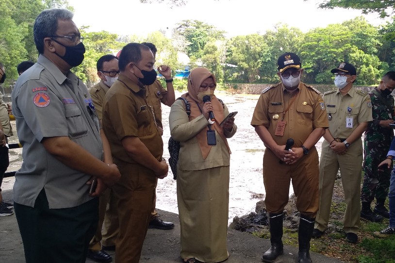 Wali Kota Tinjau Bendali Telagasari, Dinas Terkait Segera Investigasi