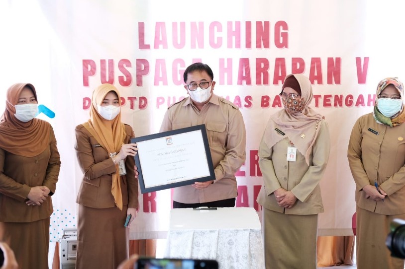 Wali Kota Luncurkan Puspaga Harapan Unit V di Puskesmas  Baru Tengah